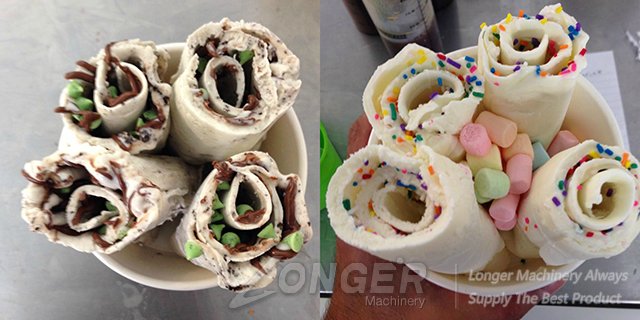 Delicious Ice Cream Rolls